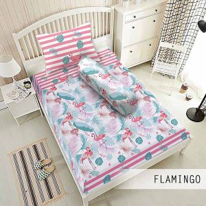 Sprei Monalisa Premium Single 120x200 Flamingo