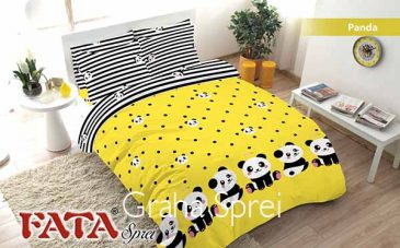 Bed Cover Fata Set Panda King 180×200