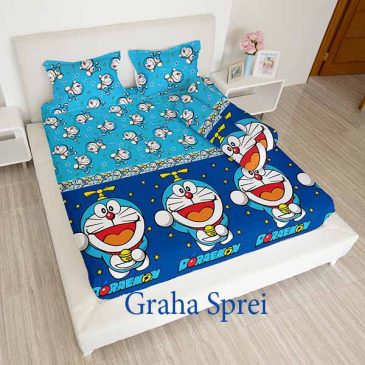 Sprei Lady Rose Doraemon Hopter Queen 160×200