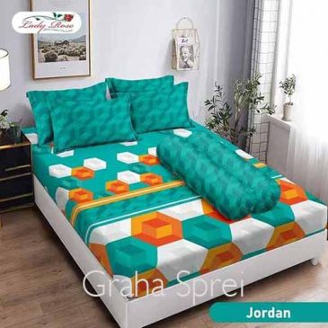 Sprei Lady Rose Jordan King 180×200